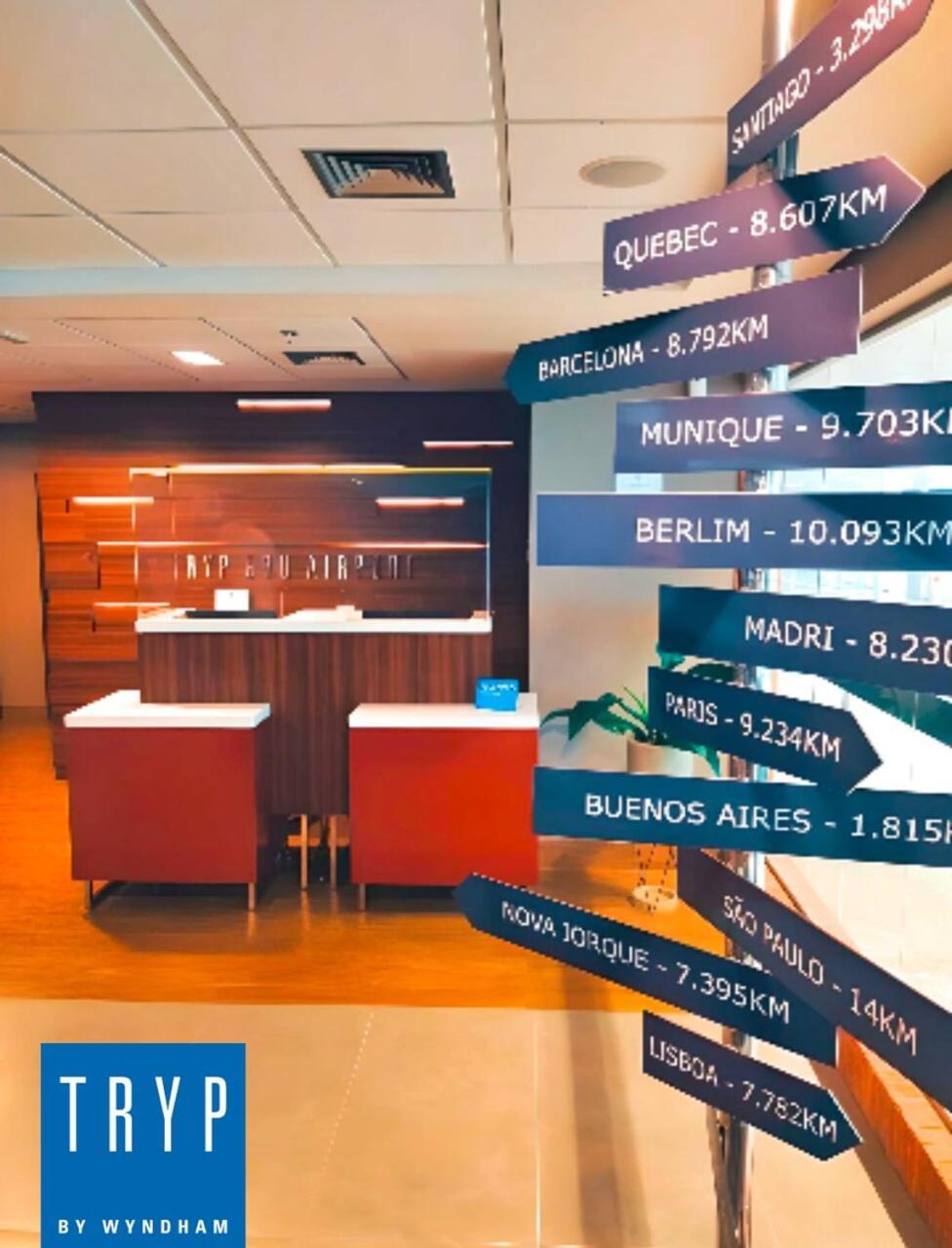 Tryp By Wyndham Sao Paulo Airport - Hotel De Transito Terminal 3 -Lado Ar - Area Restrita A Passageiros Ja Embarcados - Piso 1 Guarulhos Dış mekan fotoğraf