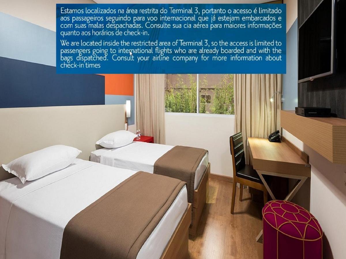 Tryp By Wyndham Sao Paulo Airport - Hotel De Transito Terminal 3 -Lado Ar - Area Restrita A Passageiros Ja Embarcados - Piso 1 Guarulhos Dış mekan fotoğraf