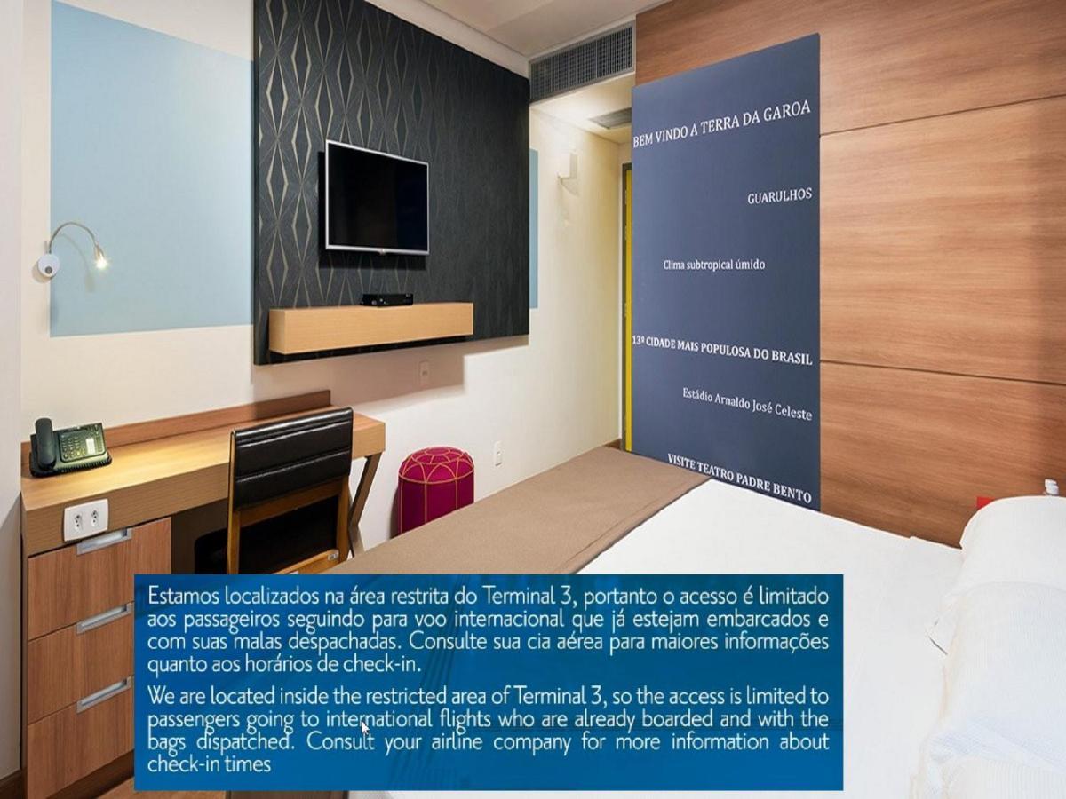 Tryp By Wyndham Sao Paulo Airport - Hotel De Transito Terminal 3 -Lado Ar - Area Restrita A Passageiros Ja Embarcados - Piso 1 Guarulhos Dış mekan fotoğraf