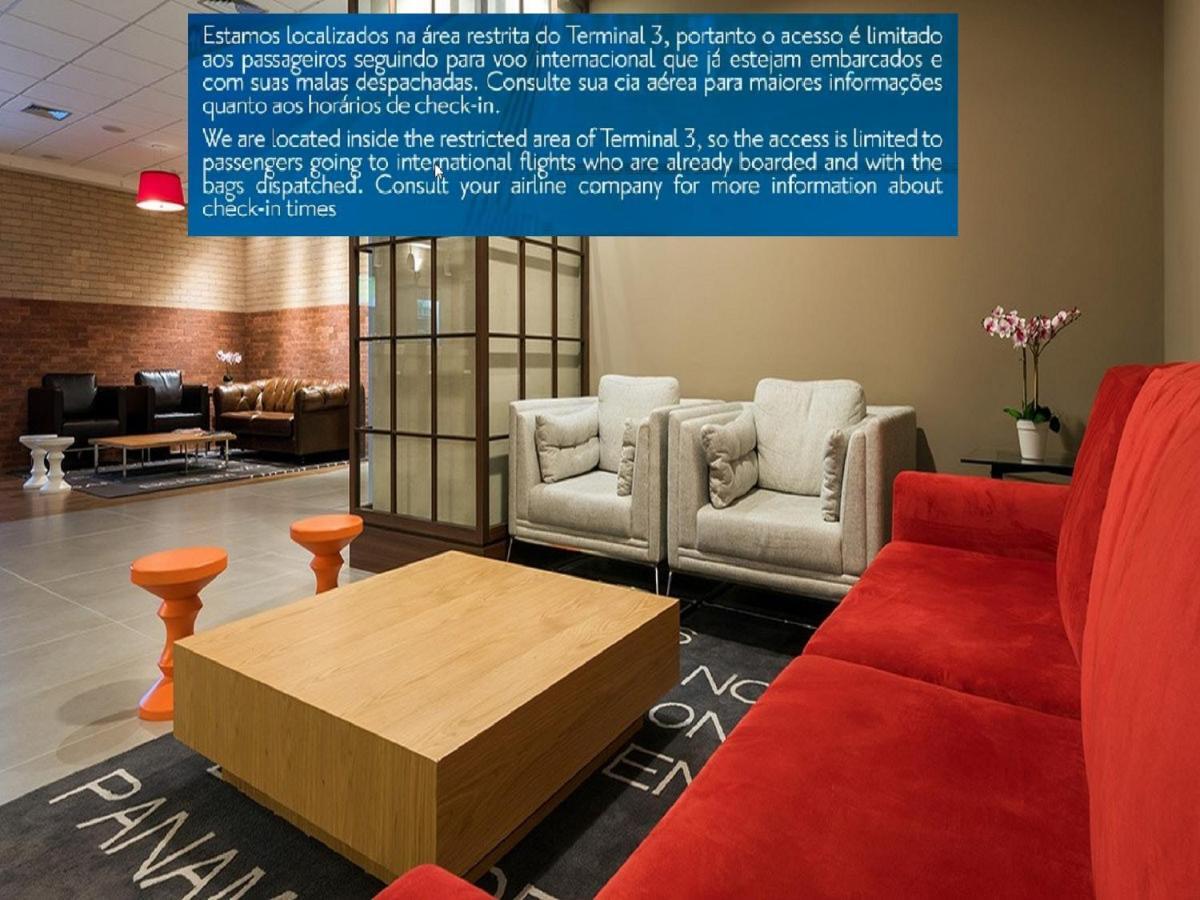 Tryp By Wyndham Sao Paulo Airport - Hotel De Transito Terminal 3 -Lado Ar - Area Restrita A Passageiros Ja Embarcados - Piso 1 Guarulhos Dış mekan fotoğraf