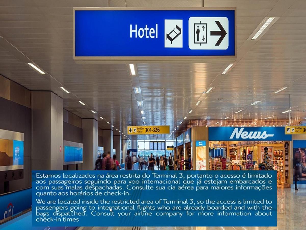 Tryp By Wyndham Sao Paulo Airport - Hotel De Transito Terminal 3 -Lado Ar - Area Restrita A Passageiros Ja Embarcados - Piso 1 Guarulhos Dış mekan fotoğraf